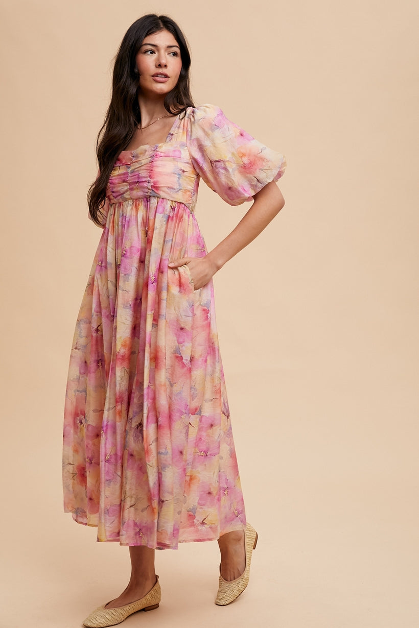 ZINNIA- MIDI DRESS